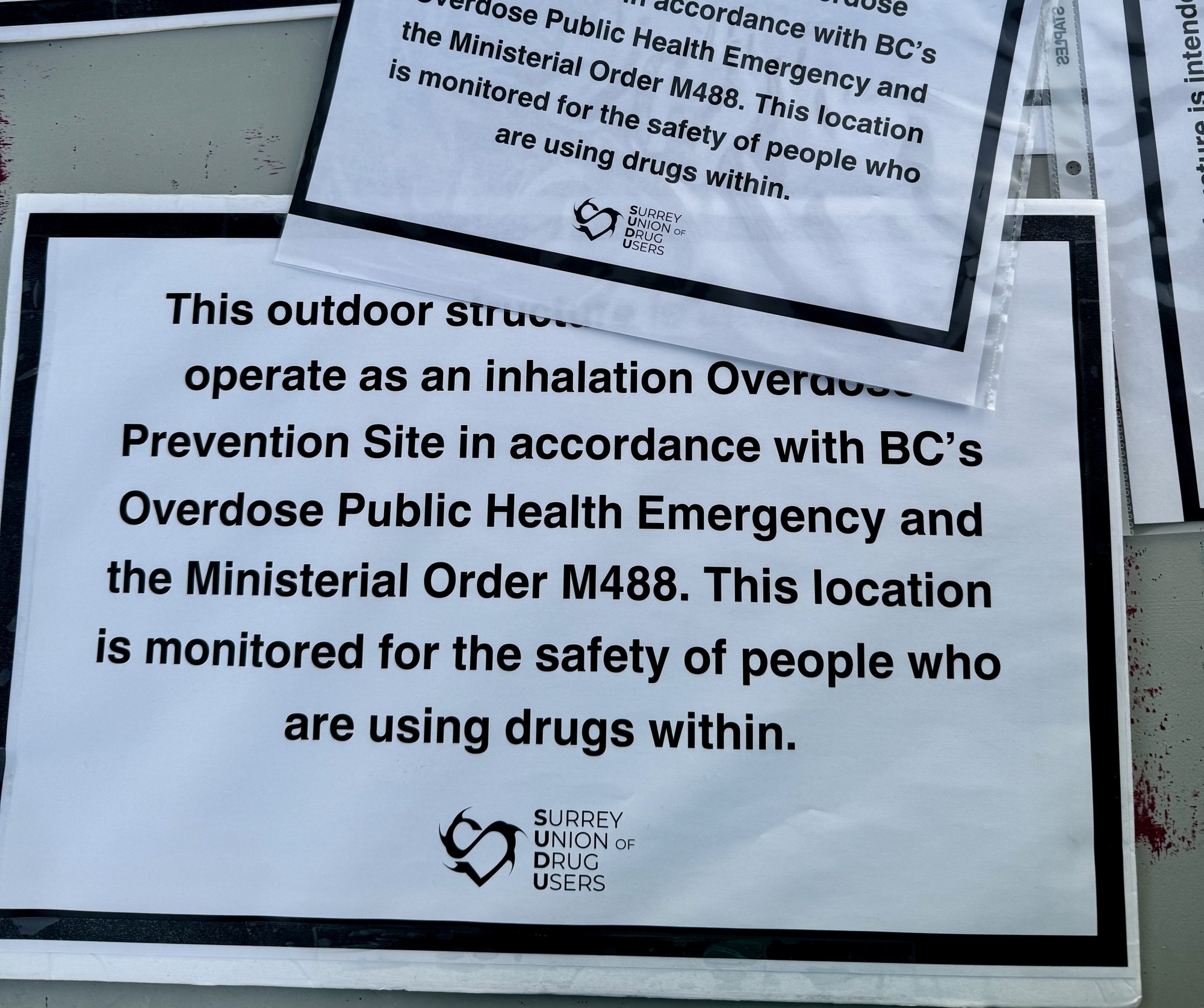 Surrey Union of Drug Users Opens Pop-Up Inhalation Tent in Whalley